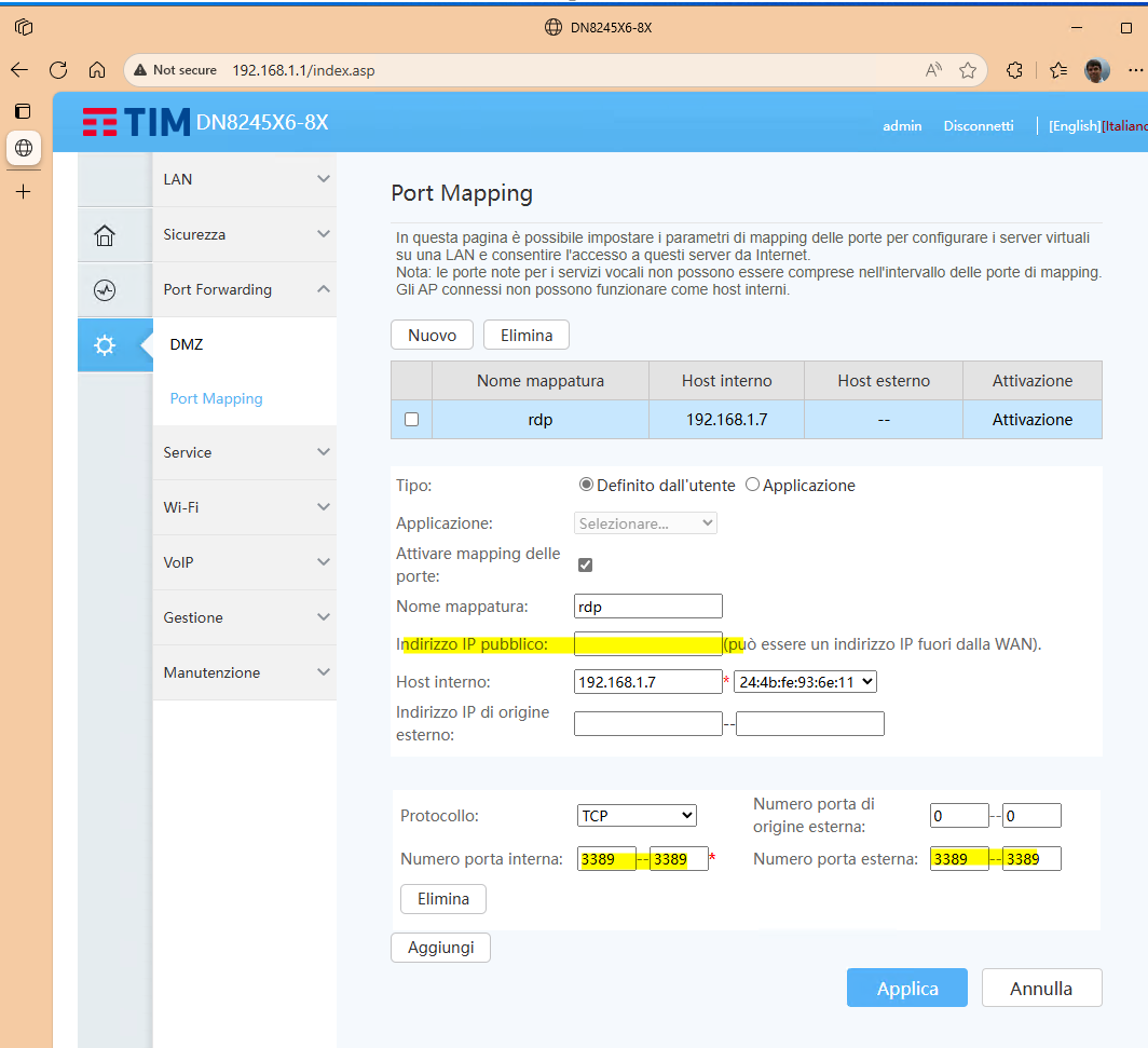 No-IP hostname configuration